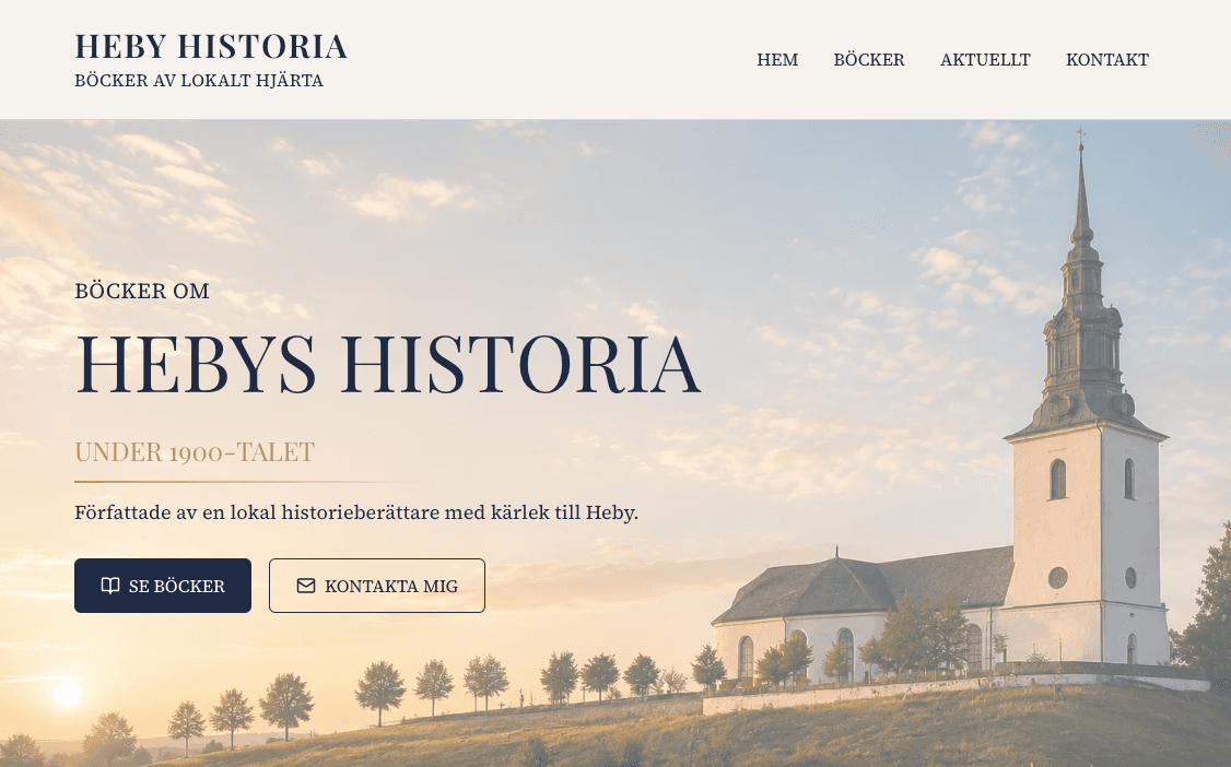 Author's Portfolio Website